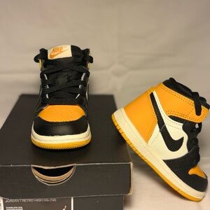 Toddler Air Jordan Retro 1 High OG Casual Shoes